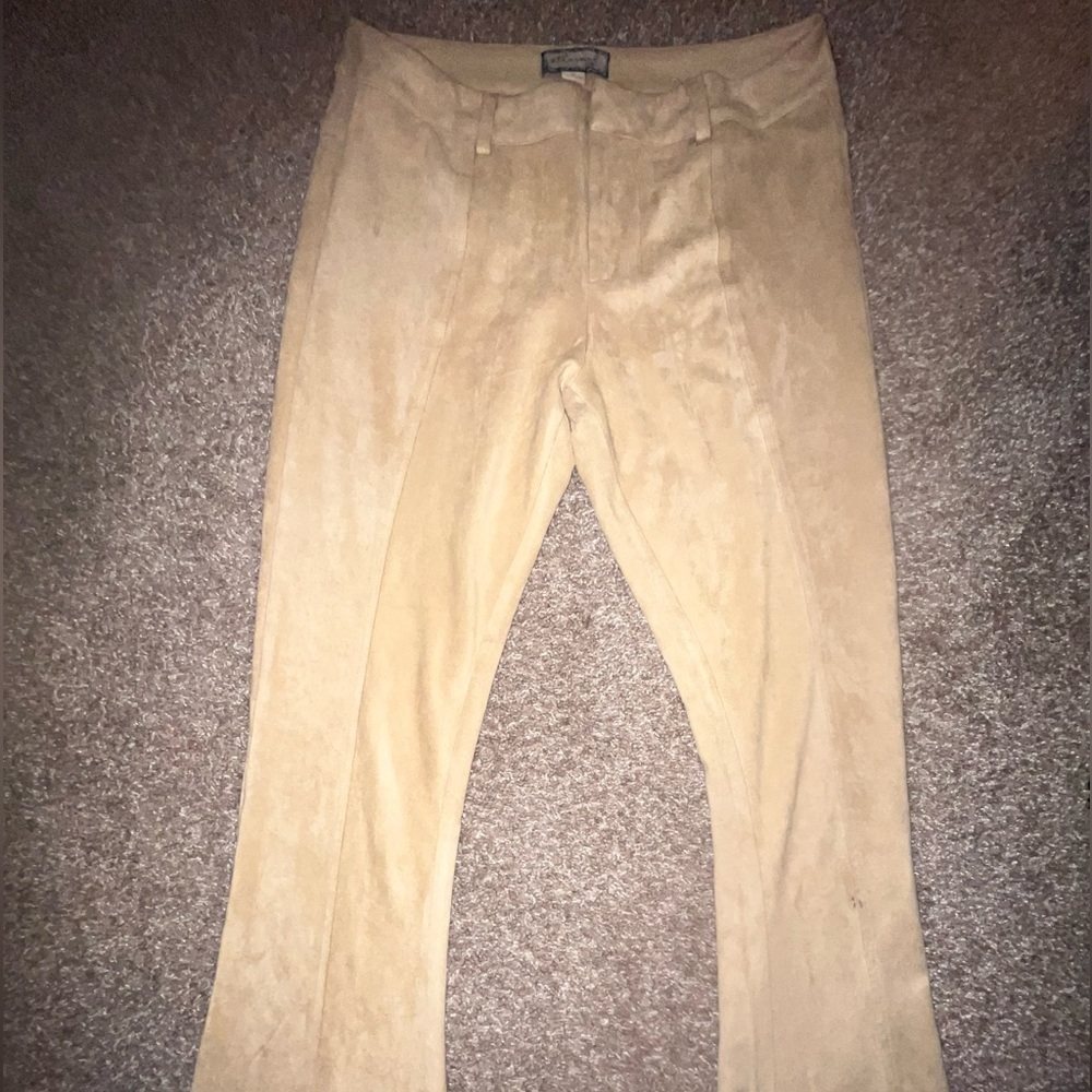 Cream Flare Soft Pants size M